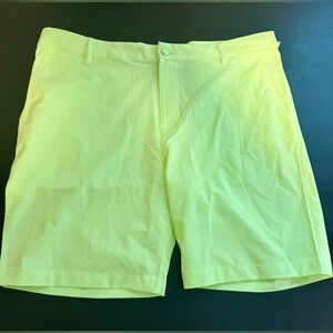 Adidas Men’s Dobby Tex Golf Shorts. Green Spark. Sz 38 9in Inseam. NWT
